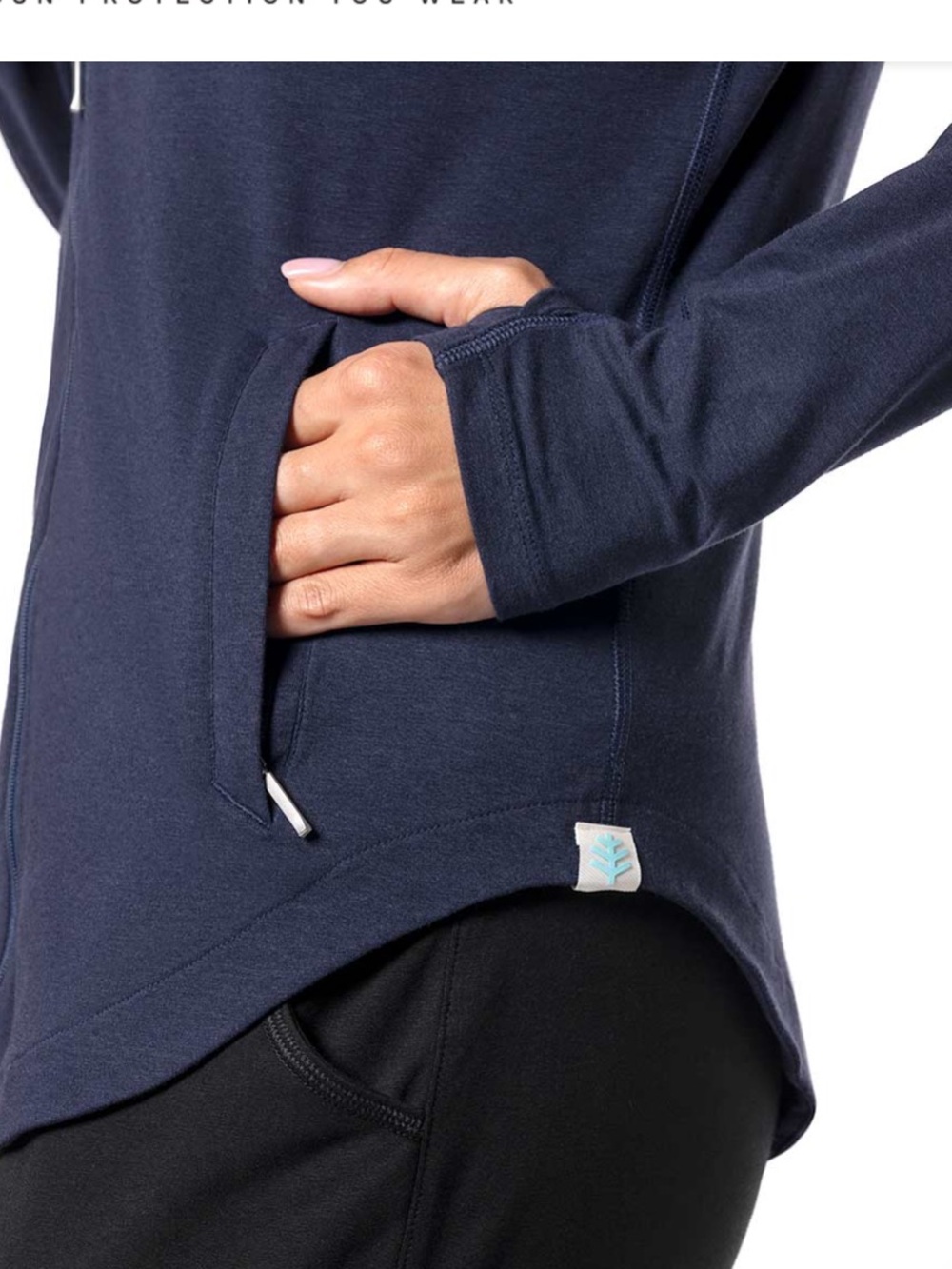 Coolibar Lumaleo Zip-Up Hoodie - Picture 3 of 8